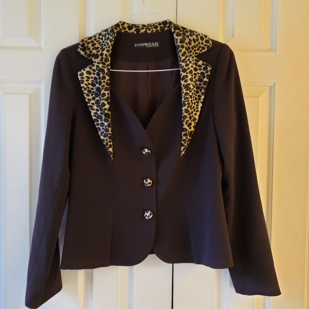 Animal Print Jacket